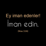 EN BÜYÜK DERT, İMAN