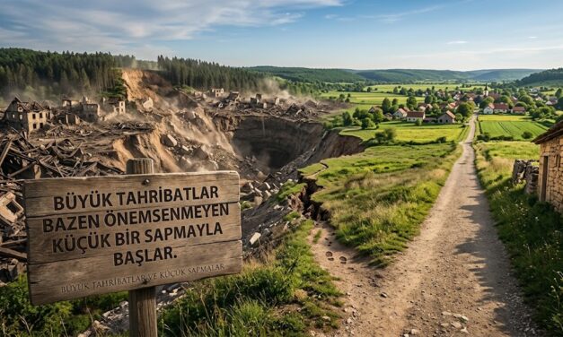 Büyük Tahribatlar, Bazen Önemsenmeyen Küçük Bir Sapmayla Başlar
