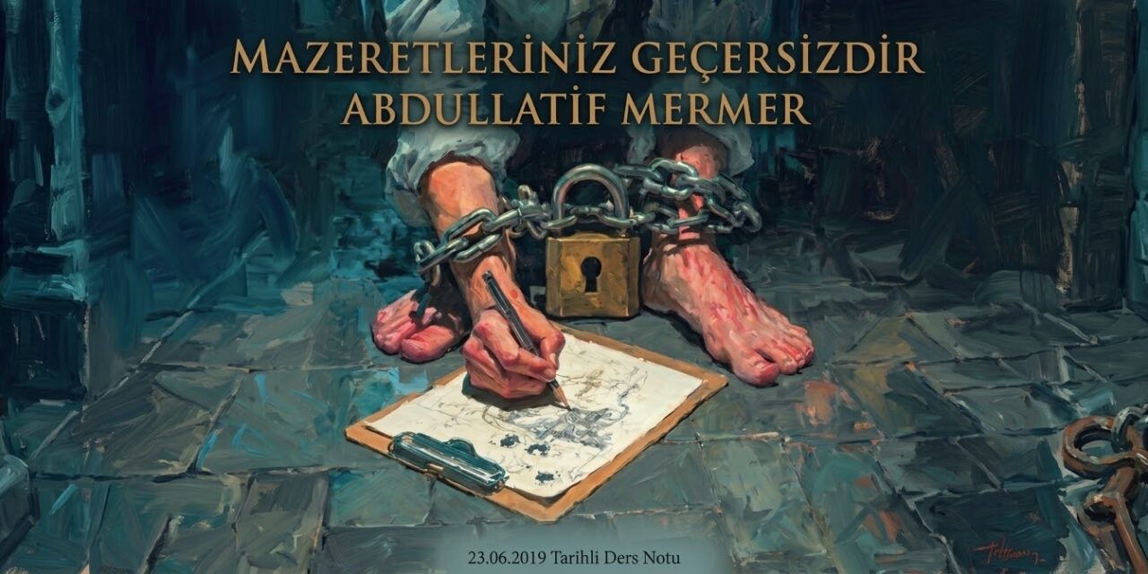 MAZERETLERİNİZ GEÇERSİZDİR – ABDULLATİF MERMER